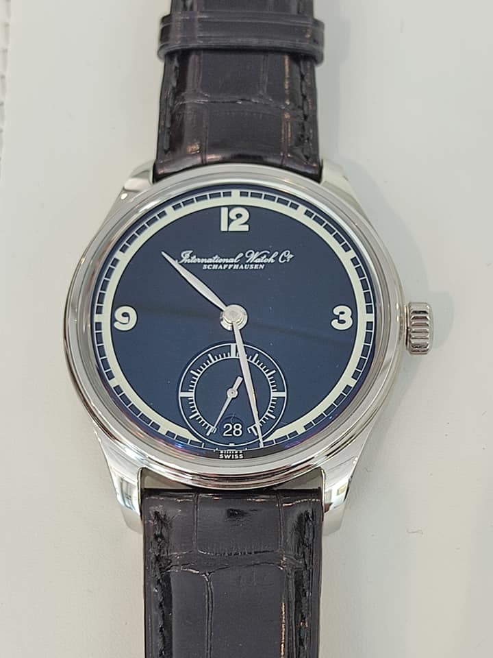 IWC פורטוגז 8 ימים מנגנון מתיחה מהדורה מיוחדת לכבוד 75 שנים