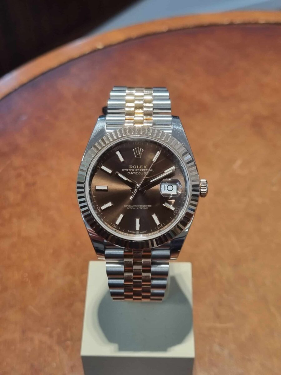 Rolex Datejust 41mm Rose Gold Chocolate Dial ref.126331