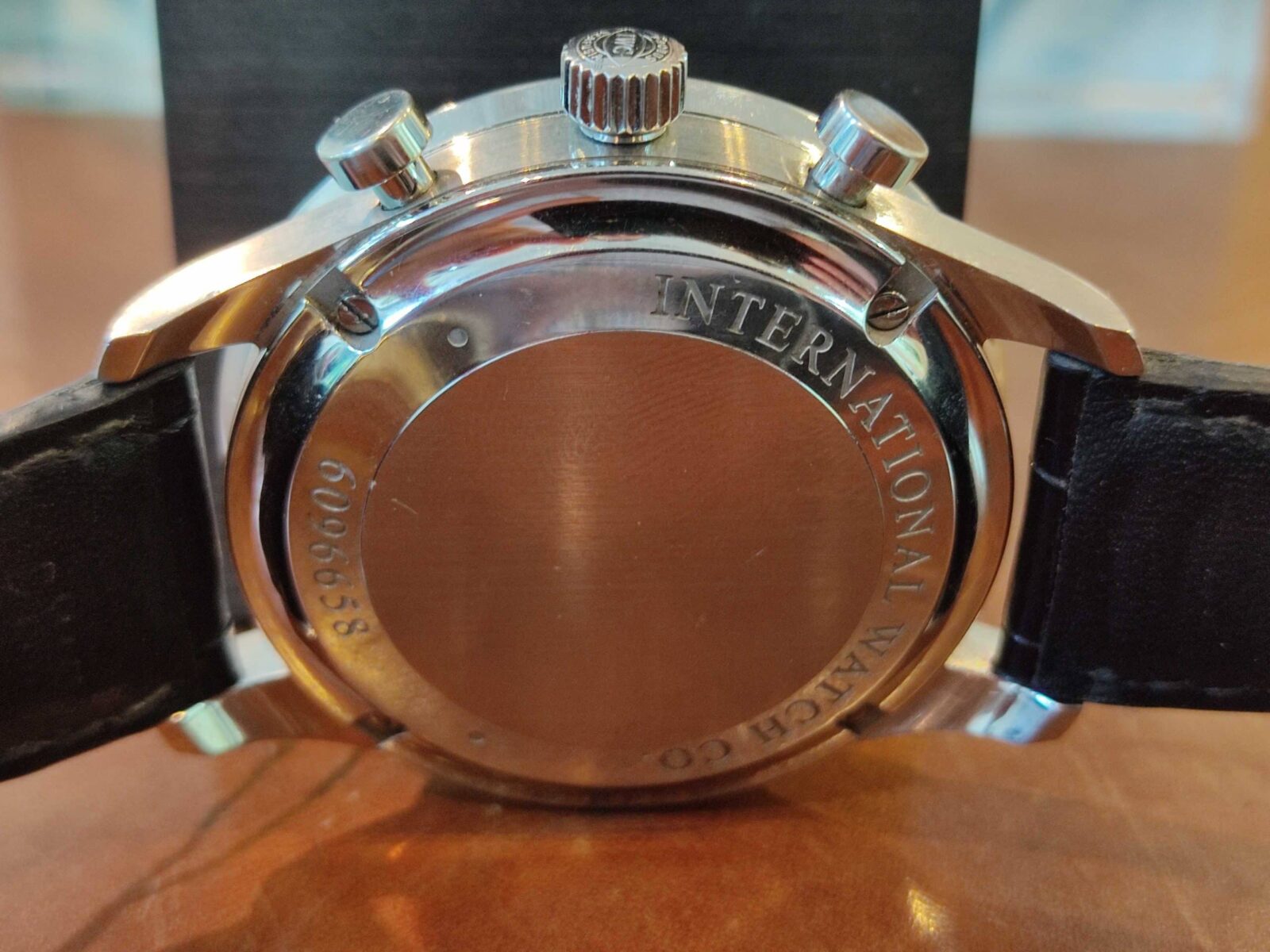 IWC שפהאוזן פורטוגז כרונוגרף לוח כחול