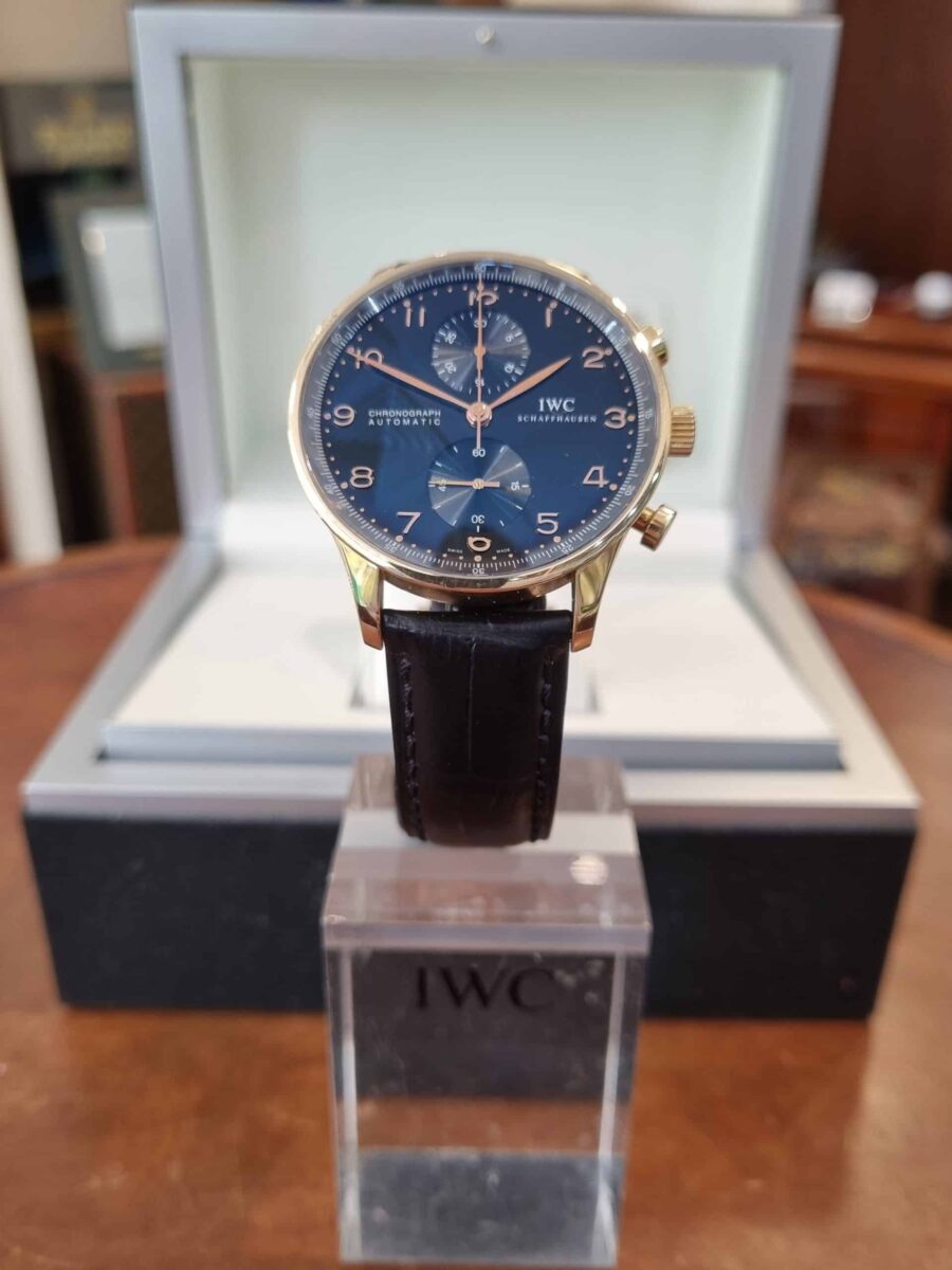 IWC שפהאוזן פורטוגז כרונוגרף רוז גולד 40.9 ממ