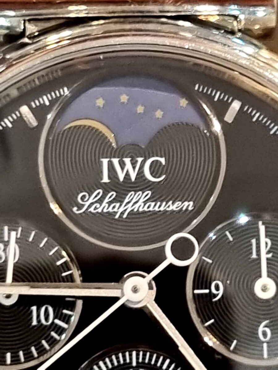 IWC דה וינצ’י נשים פלדה כרונוגרף 29ממ מנגנון קוורץ