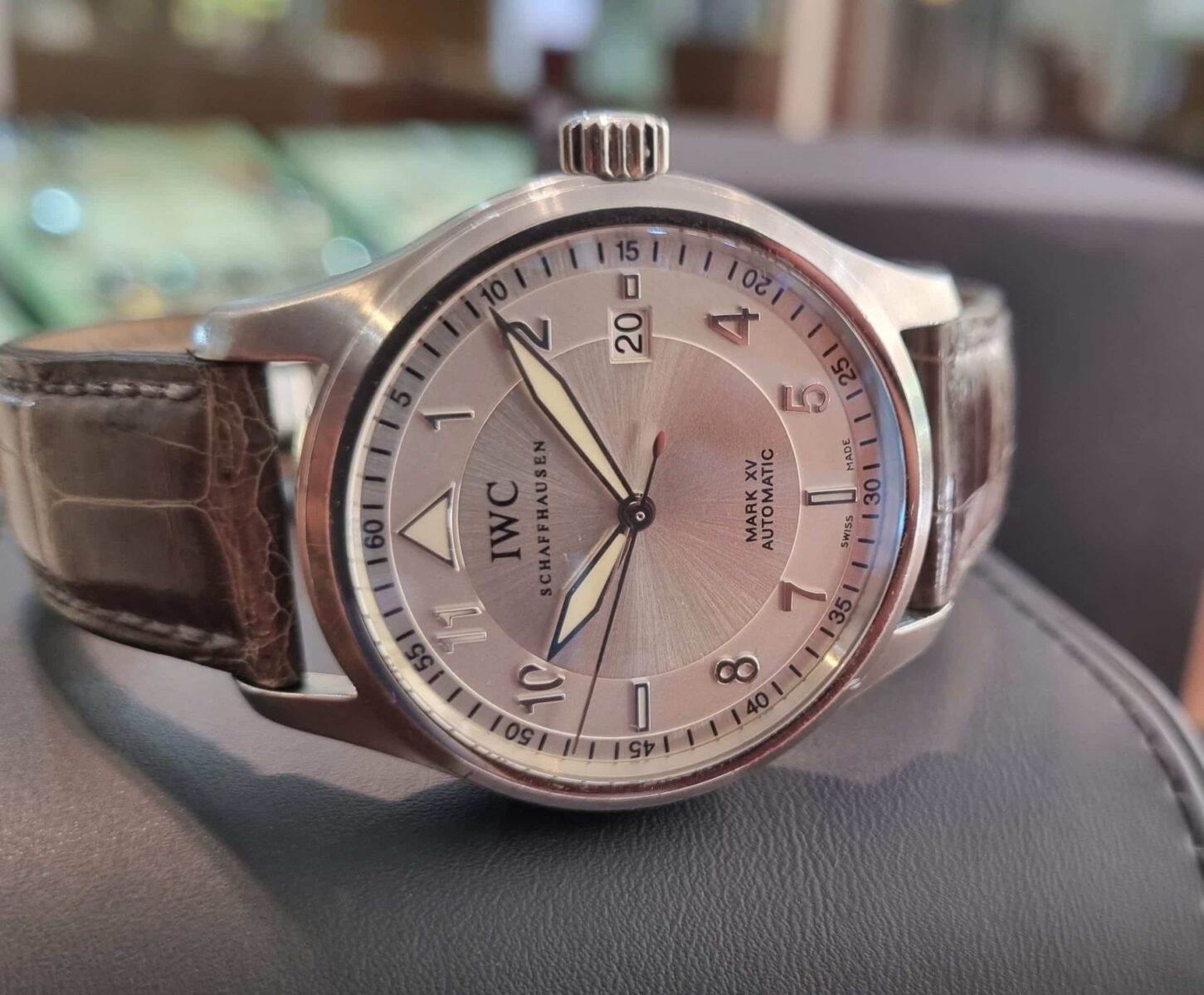 IWC פילוט ספיטפייר עם מנגנון אוטומטי
