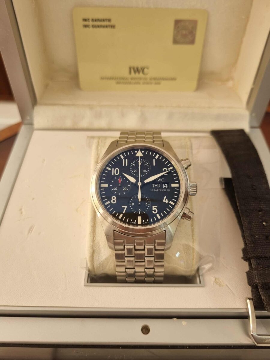 IWC כרונוגרף אוטומטי 42ממ דגם.371704 יד שנייה שנת 2009