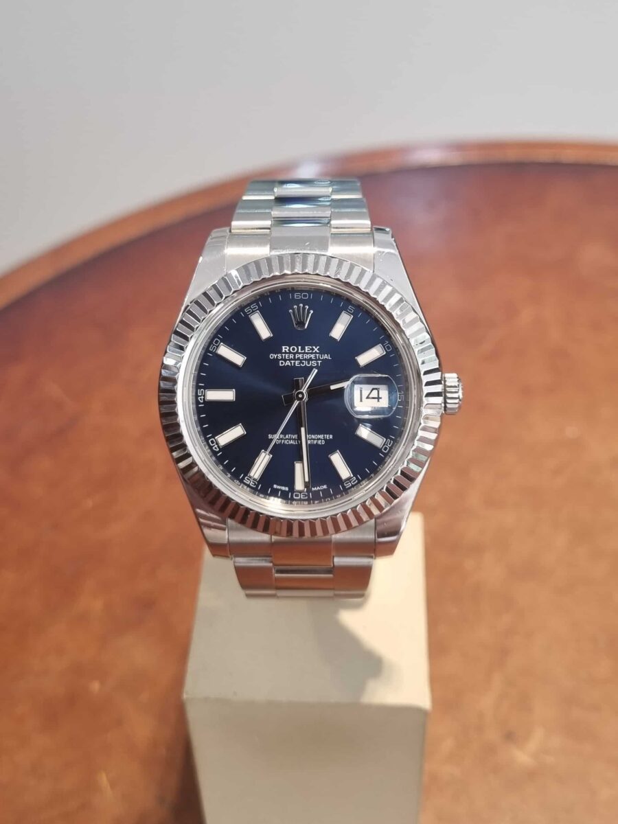 רולקס דייטג’סט 2 41ממ דגם.116334 לוח כחול