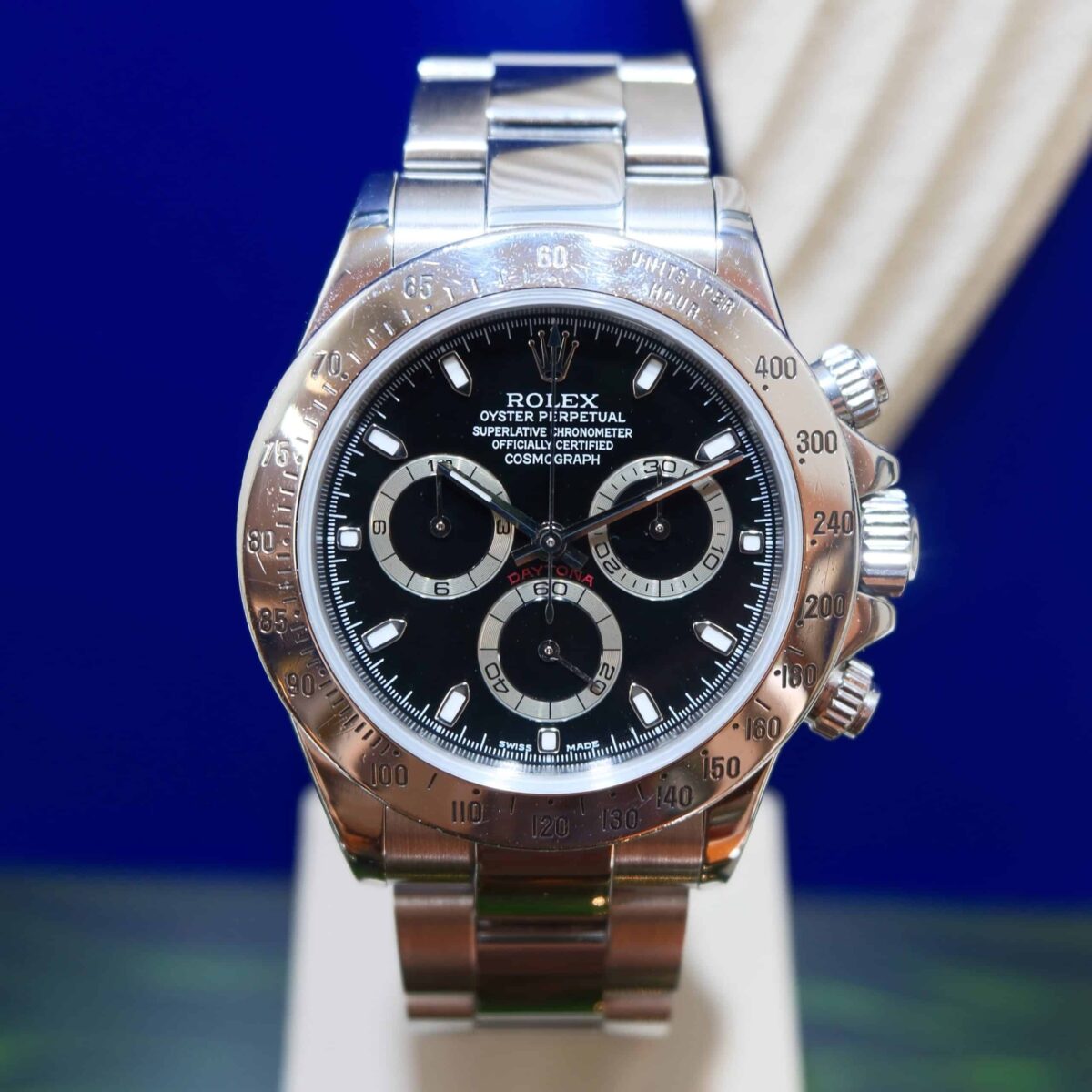 Rolex Daytona Cosmograph Chronograph Steel Black Dial 116520
