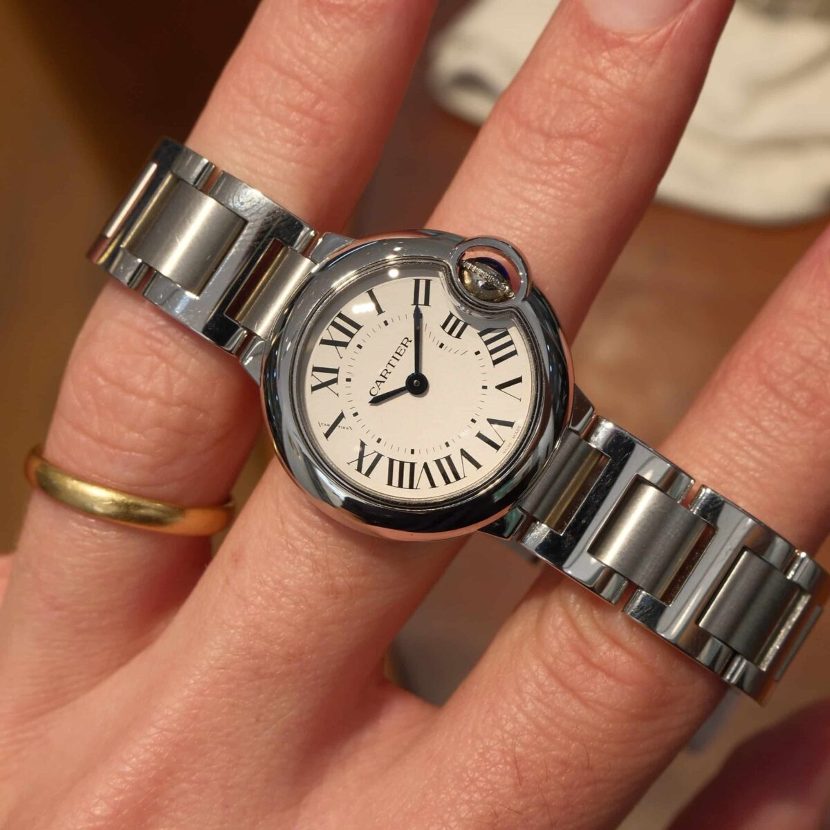 Cartier Ballon Bleu 28mm Ladies Quartz Pre-owned