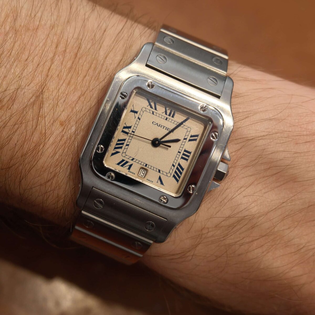 Cartier Santos Galbee Steel 1564