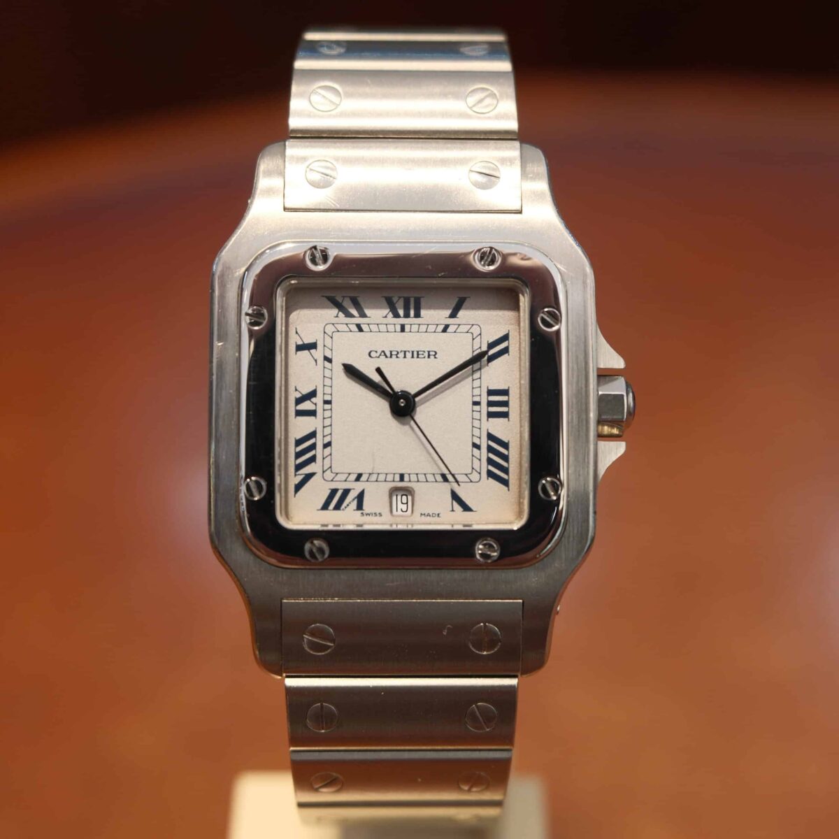 Cartier Santos Galbee Steel 1564
